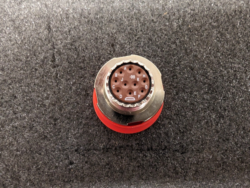 New, Amphenol, D38999/26FC98PA, Circular MIL Spec Connector 10P, SZ 13 ST PLUG