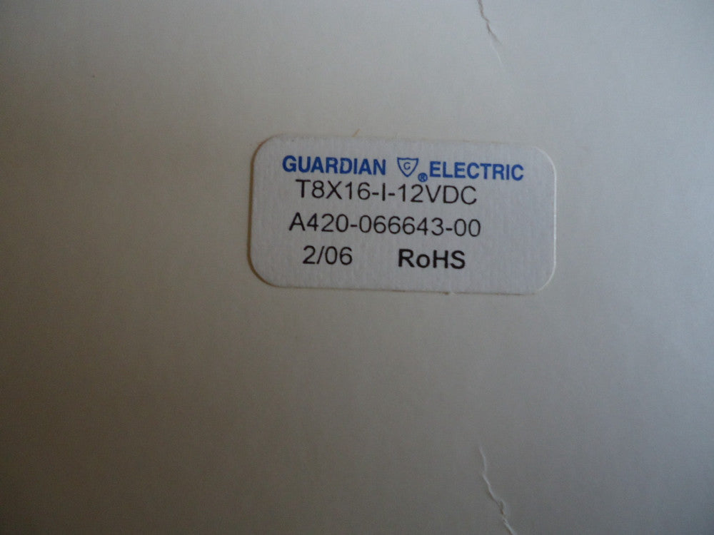 T8X16-I-12D Guardian Electric DC Tubular Solenoid Brand New!