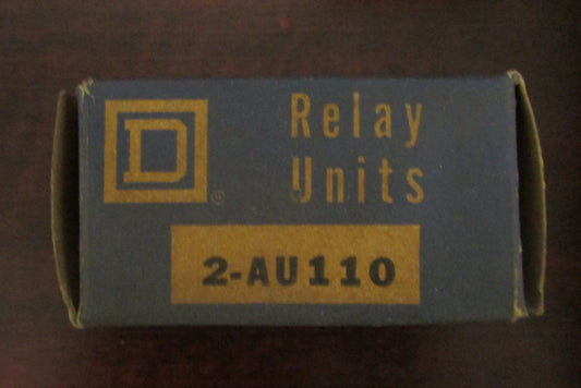 Package of (2) SQUARE D AU110 Thermal Overload Relay Heater Element
