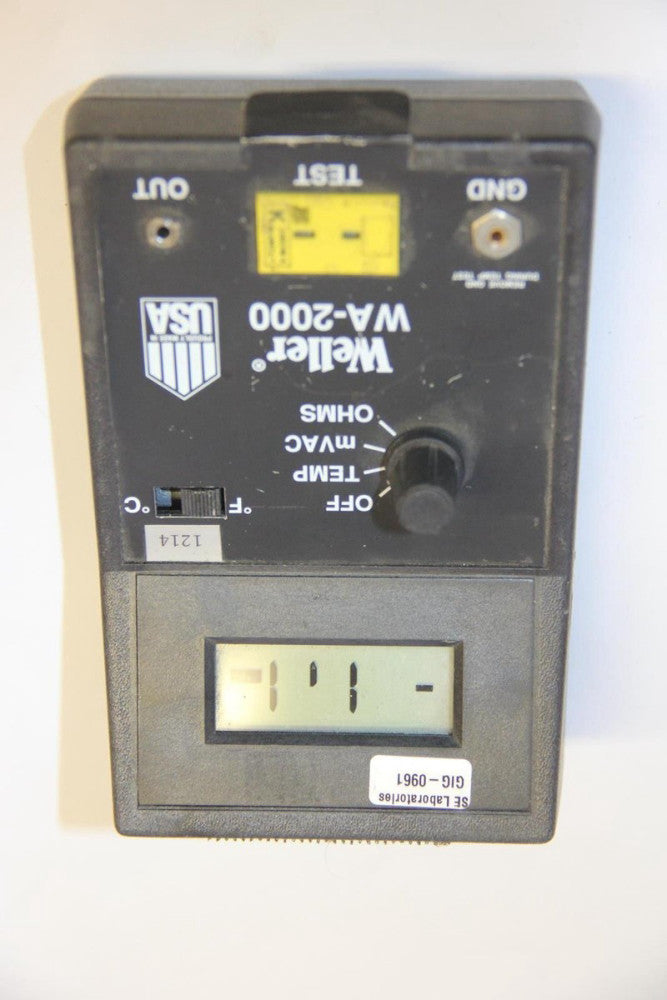 WELLER WA-2000 Portable Soldering Iron Analyzer