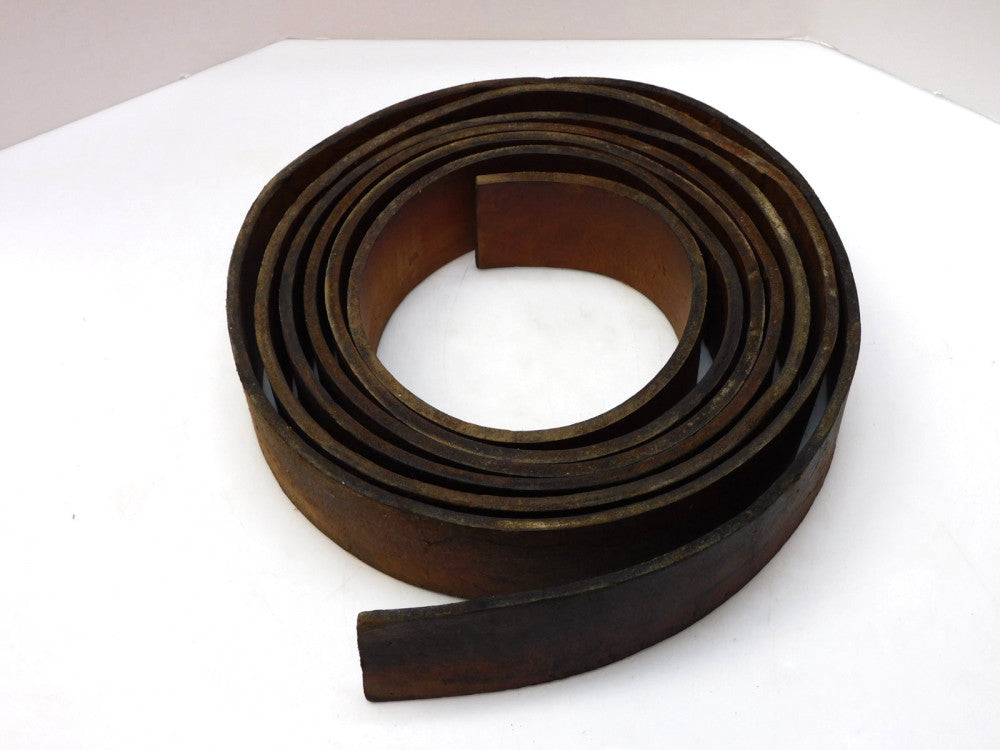 NO NAME LEATHER BELT BELTING 2" WIDTH 3/16" THICK 150" LENGTH