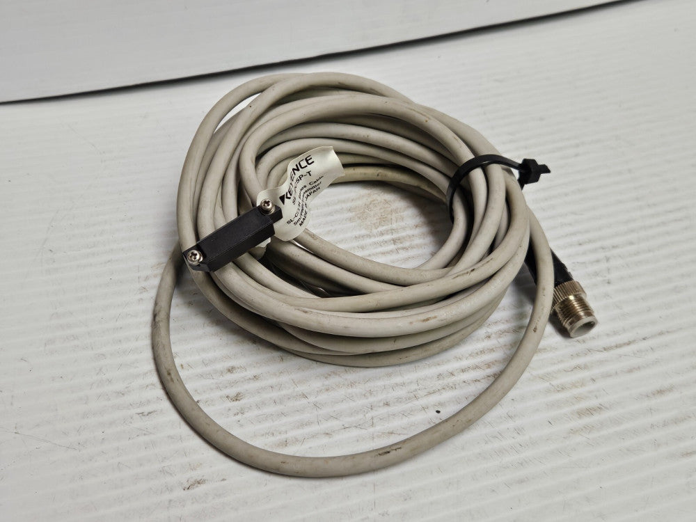 KEYENCE LIGHT CURTAIN CABLE SL-PC5P-T SLPC5PT - USED
