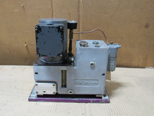 Bijur Lubricator Gear Pump D2553 21844-1 .05 Hp 115V 1 Ph 1425/1725 Rpm - used