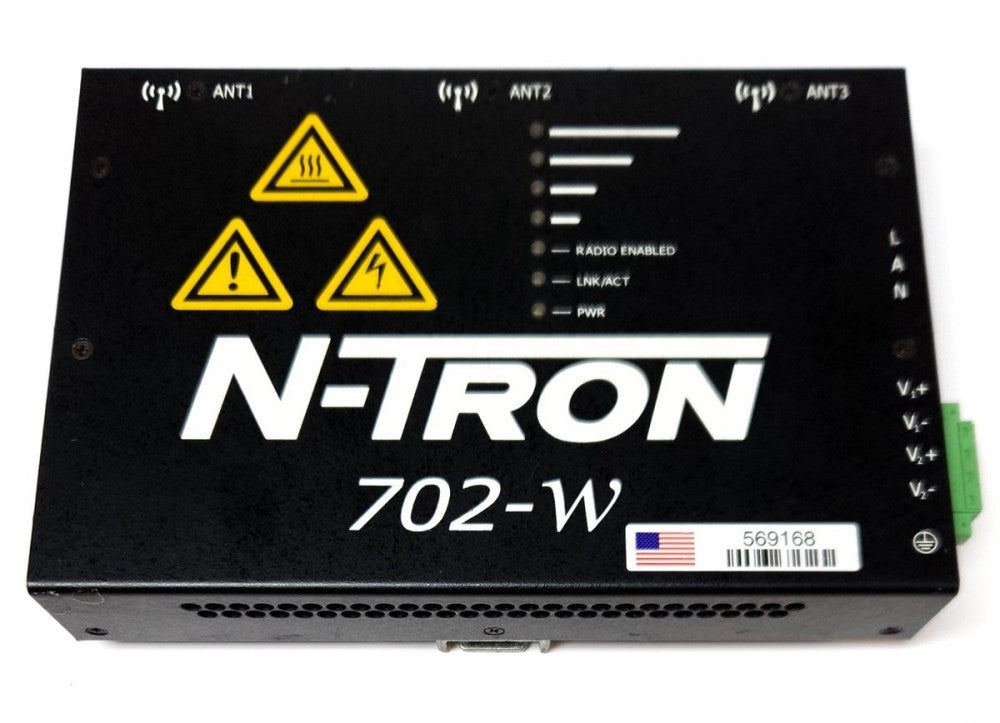 N-TRON 702-W MODEL 702 W Industrial Ethernet Wireless Radio 29-40 VDC