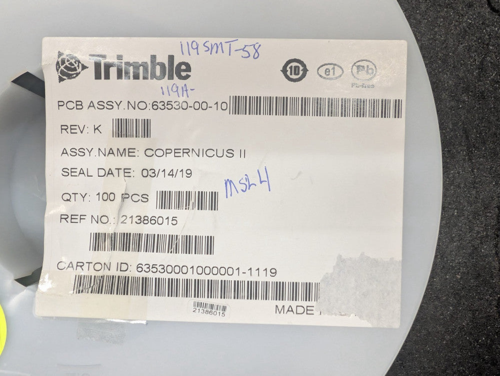 New, Trimble, 63530-00, COPERNICUS II GPS RECEIVER MODULE 