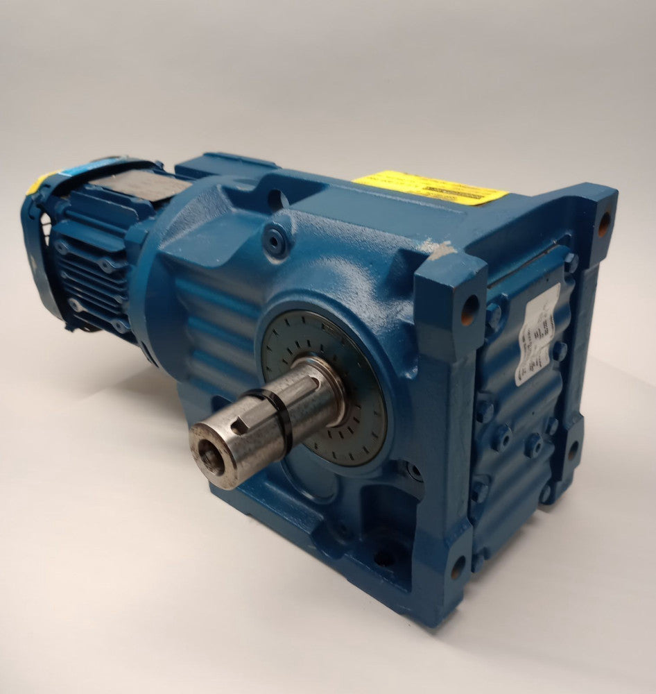 SEW Eurodrive K57DRS71S6-145.14 Used GearMotor Ratio 145.14:1 3ph 230/460V .33hp