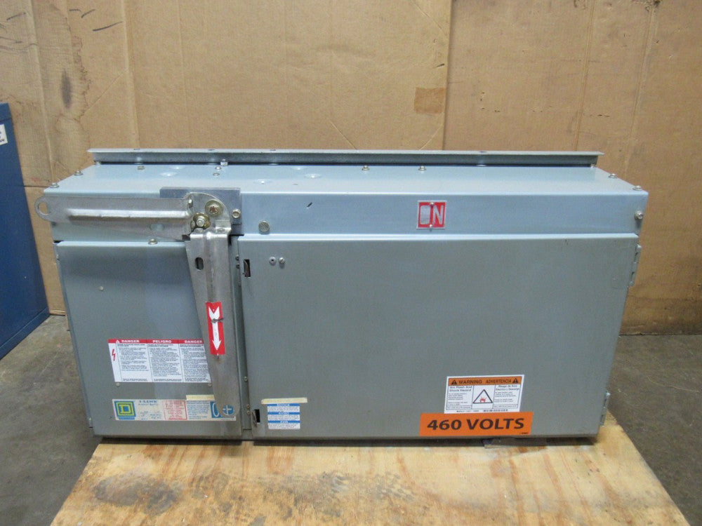Square D I-Line Busway Switch PBQ4640G Ser 7 600V 400 Amp 3P 4W 125 Hp - Used
