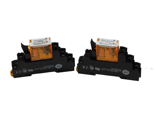 Allen Bradley 700-Hk32A1-4 Relay 120v coil W/ Base 700-HN122 Lot Of 2