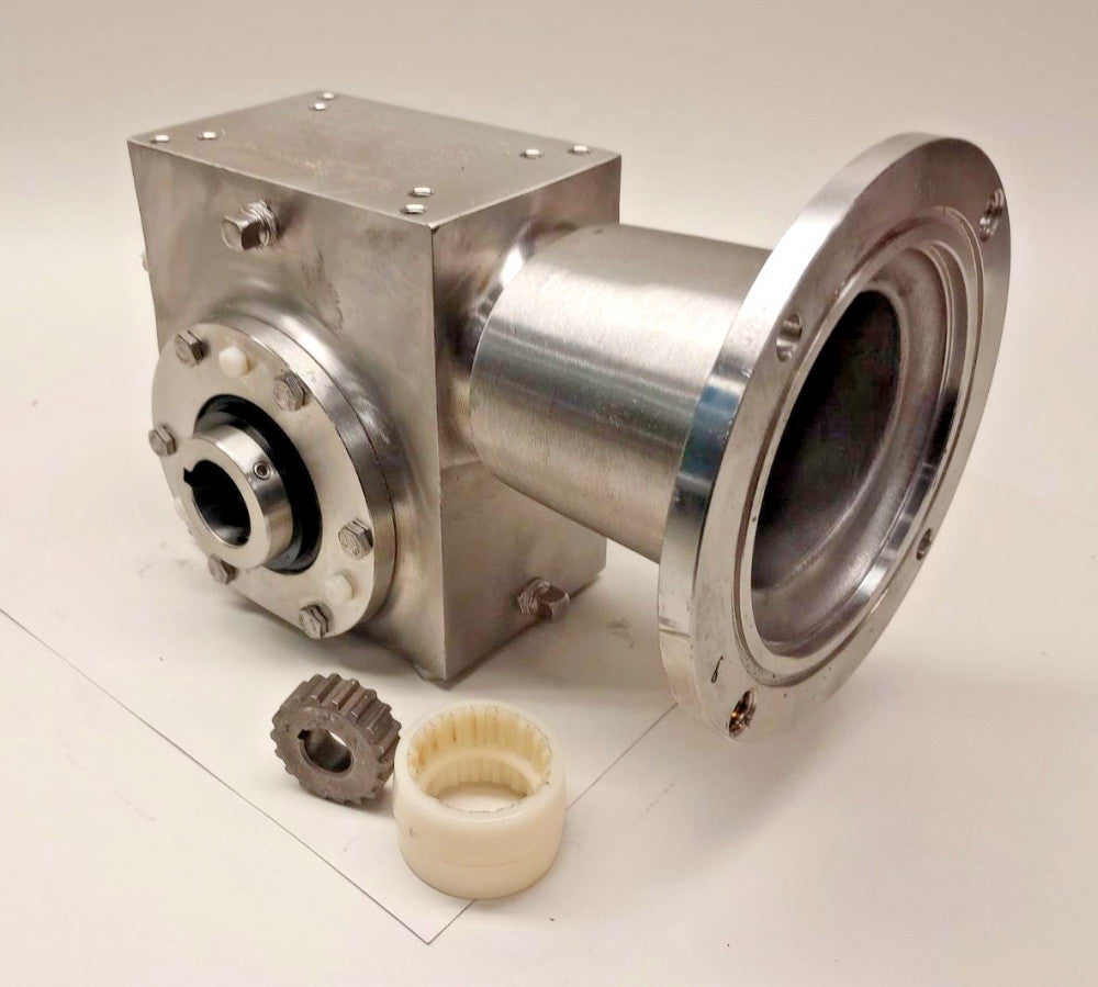 Grove Gear SS-HM-821-10-H1-56-20 Used Gear Box S215008700 805In-Lb Ratio 10:1