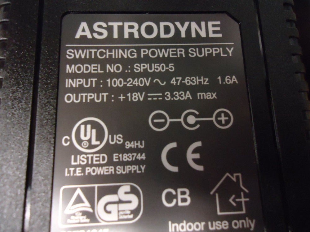 SPU50-5  Astrodyne Switching Power adapter 45-60 W Brand New!