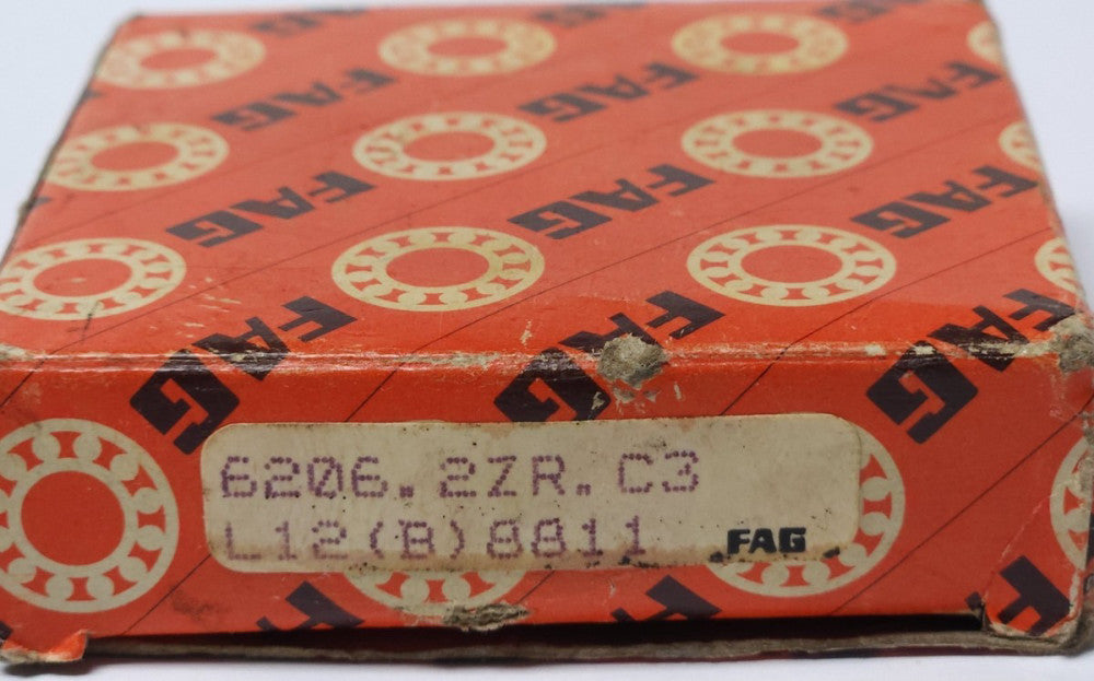 FAG 6206 2ZR C3 Sealed Metal Bearing 30mm