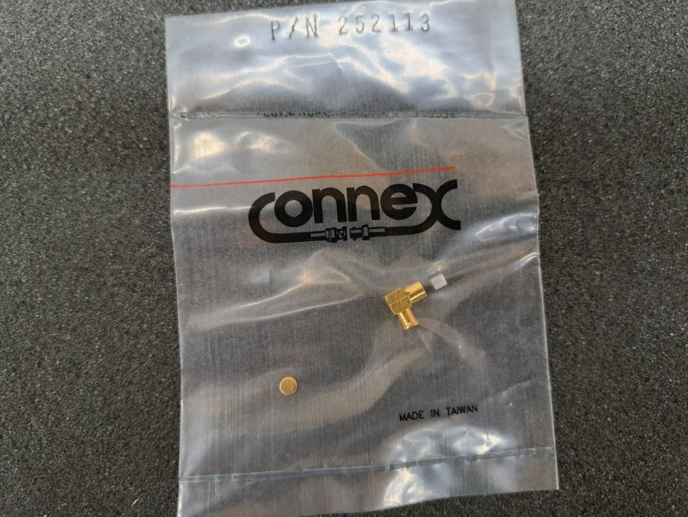 New, Connex, 252113, MCX RIGHT ANGLE FOR SIMI RIGID 50 OHM