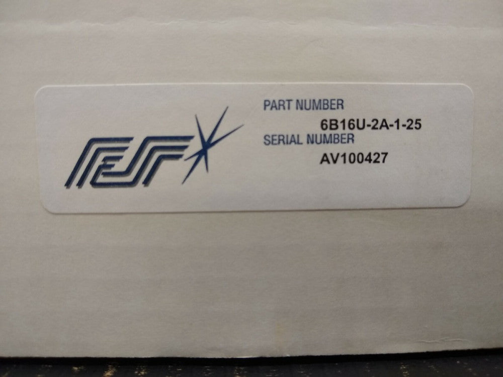 New, Futurestar, 6B16U-2A-1-25, Auto Valve