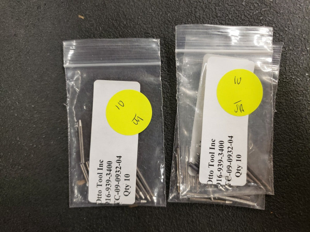 NEW, OTTO TOOL, TC09-0932-04, TUNGSTEN PREGROUND ELECTRODE 9-2500