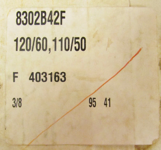 ASCO 8302B42F 110/120V 75 PSI 3/8 Red Hat Solenoid Valve