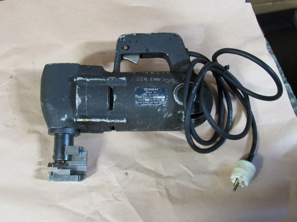 FENWAY HEAVY DUTY SHEET METAL NIBBLER 12234 EHN 115V - USED
