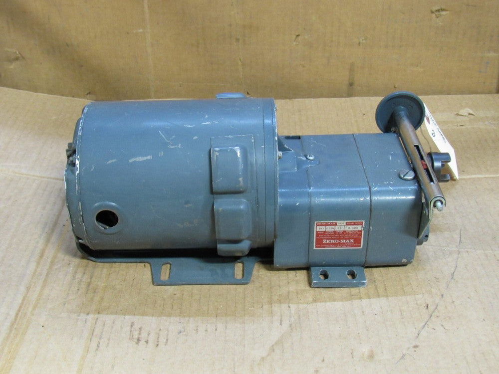 GE MOTOR 5K36EG513 1/4 HP 3PH 230/460V 48 FRAME 1725RPM W/ DRIVE JK1-CCW-250-400