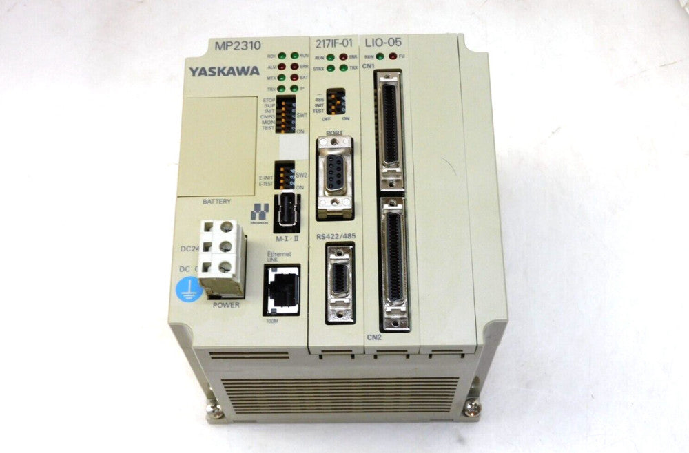 YASKAWA MP2310-E CONTROLLER JEPMC-MP3210-E W/ 2171F-01 & LIO-05