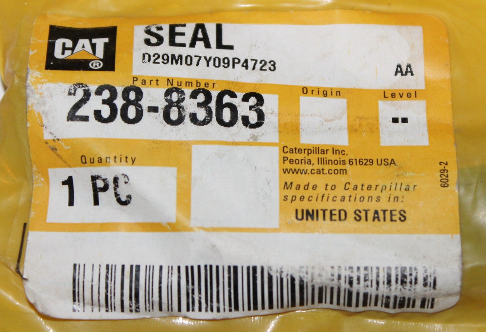CATERPILLAR CAT 238 8363 Rubber Boot Seal D29M07Y09P4723