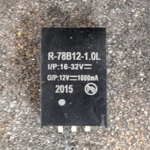 New, Recom, R-78B12-1.0L, DC DC CONVERTER 12V 12W 