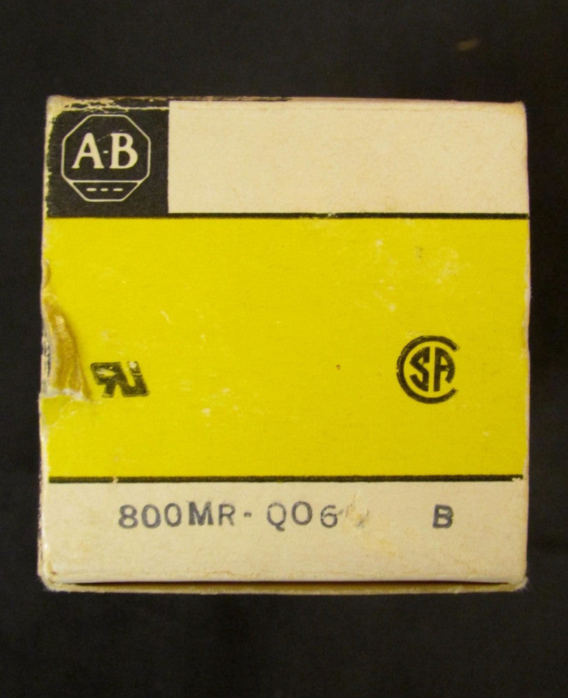 Allen Bradley Series B Pilot Light 6 V AC DC 22 MM No Lens 800MR Q06 