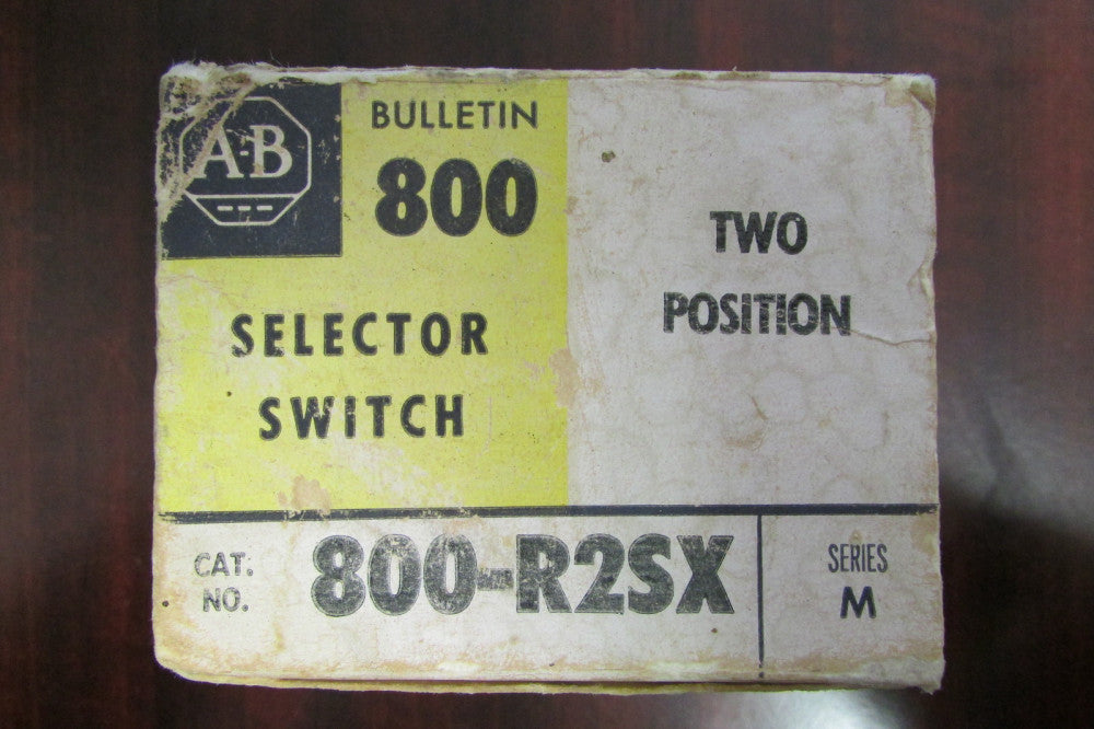 ALLEN BRADLEY 2 position pusbutton  Selector Switch station  800 R2SX 