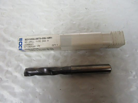 NEW SECO SD1103A-0873-035-10R1 SD DRILL 11/32 3XD A