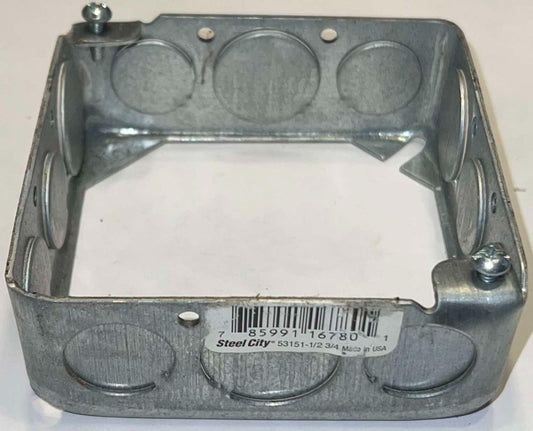 STEEL CITY 53151 1 2 3 4 Outlet Box Extension Rings 53151-1/2 3/4