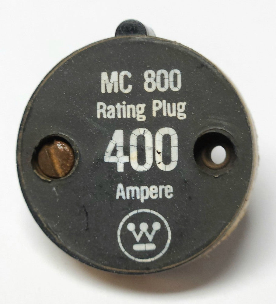 WESTINGHOUSE CUTLER HAMMER 8MC400 Type MC HMC 800 400 AMP Rating Plug 2601D39G10