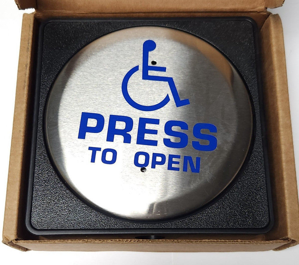 LARCO ATEK 6R1U4 PRESS TO OPEN Push Plate Switch HANDICAP DOOR OPENING WALL MOUN