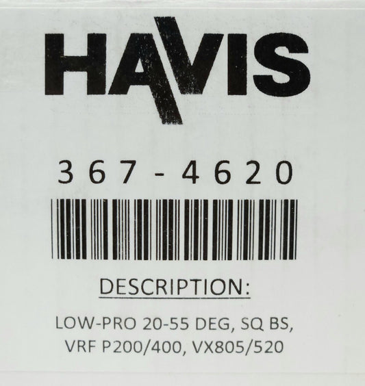 HAVIS 367 4620 LOW PRO Square Base Metal Stand 20-55 Degree Swivel P200/400