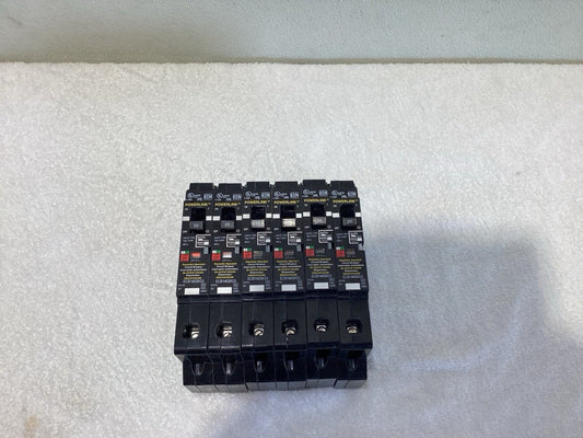 ECB14020G3 Circuit Breaker, PowerLink  20A, 1 pole. Lot of 6 Breakers.