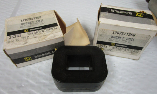 NEW LOT OF 2 SQUARE D COIL 1707S1T26B SIZE 2 480V VOLT