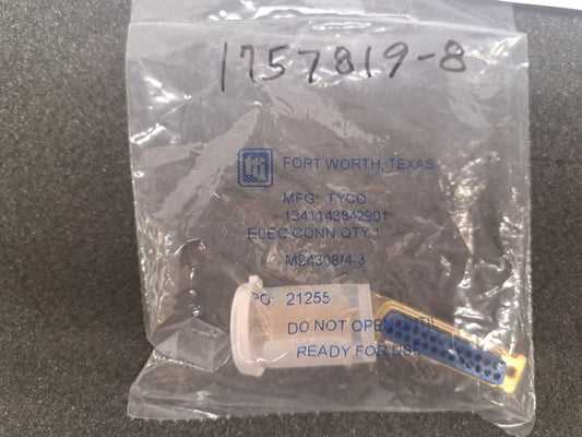 New, Amp/Tyco, 1757819-8, CONN D-SUB PLUG 25POS CRIMP