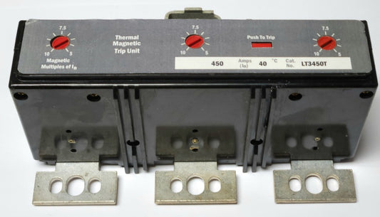 EATON CUTLER HAMMER LT3450T L Frame 450 AMP TRIP Unit Type LD HLD