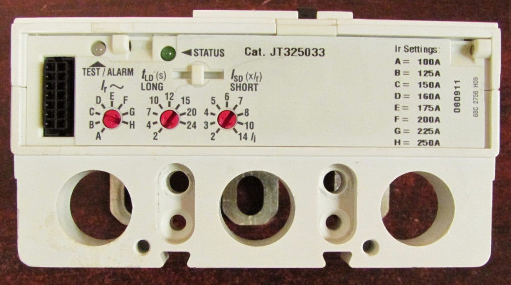 CUTLER HAMMER JT325033 Electronic Trip Unit 3 Pole 250Amp 100-250 Amp 69D2805G04