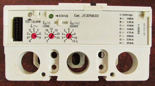 CUTLER HAMMER JT325033 Electronic Trip Unit 3 Pole 250Amp 100-250 Amp 69D2805G04
