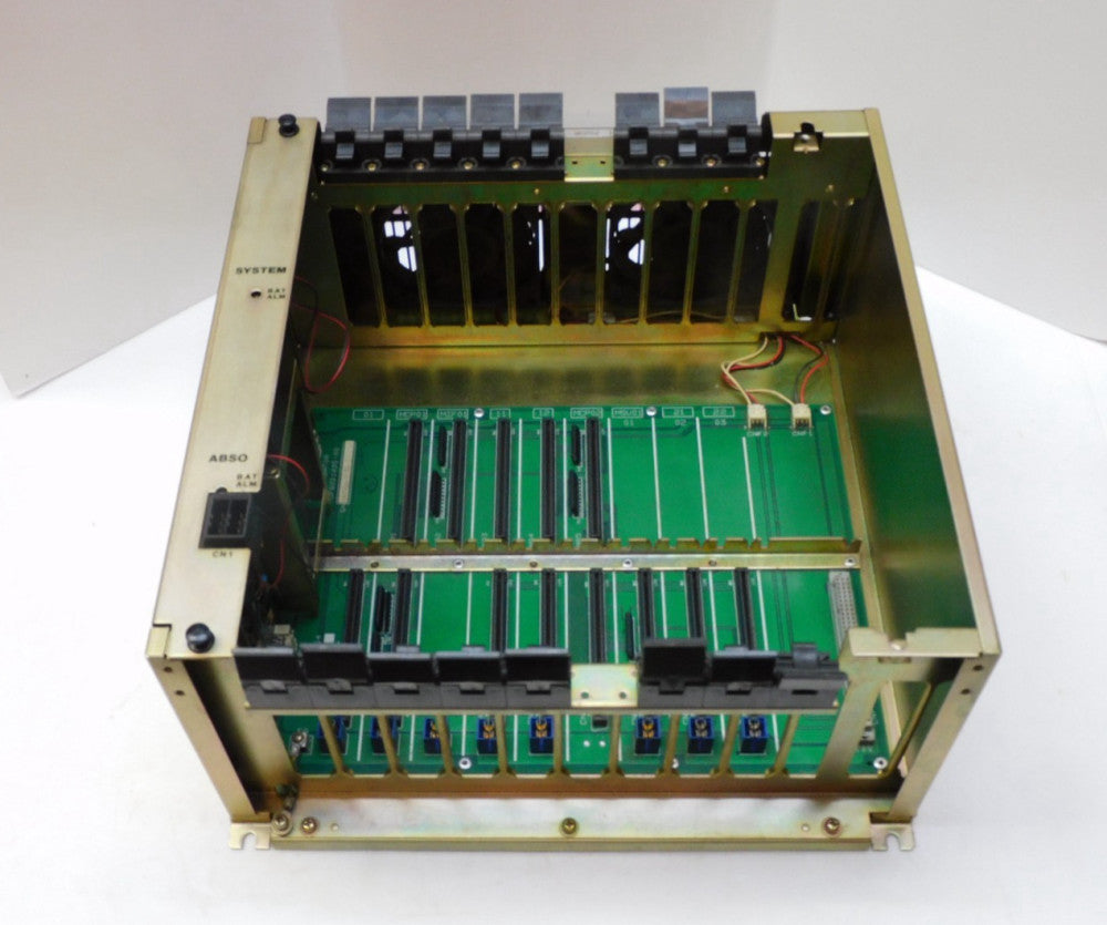 YASKAWA JZNC-MRK11-9E SLOT RACK CHASSIS JANCD-MBB04 DF9201435-A0
