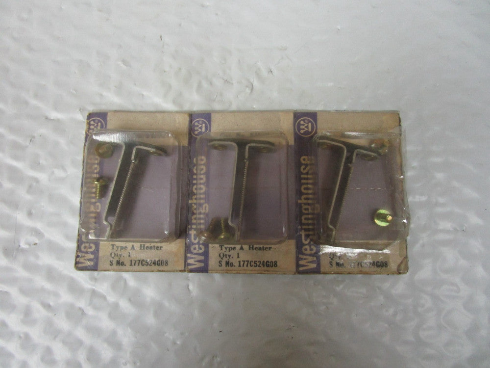 NEW LOT OF 3 WESTINGHOUSE FH08 OVERLOAD HEATER ELEMENT 177C524G08