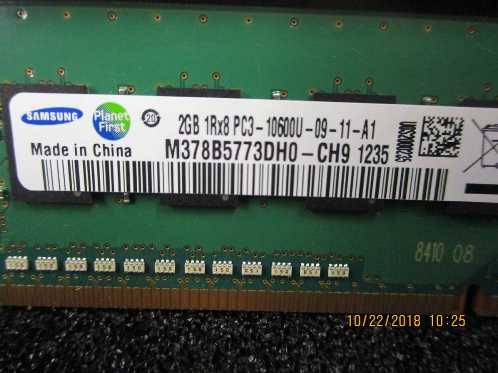 M378B5773DH0-CH9 Samsung 2GB PC3-10600 DDR3-1333MHz non-ECC BRAND NEW!