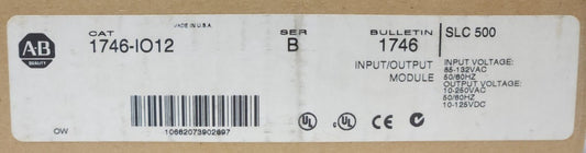 ALLEN BRADLEY 1746 IO12 SLC 500 IO Module COMBINATION INPUT OUTPUT MODULE Series