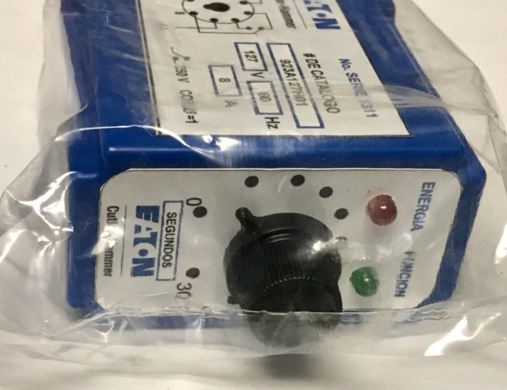 EATON CUTLER HAMMER 923A127H01 0-30 Second 127 VAC TEMPORIZADOR Timer Timing