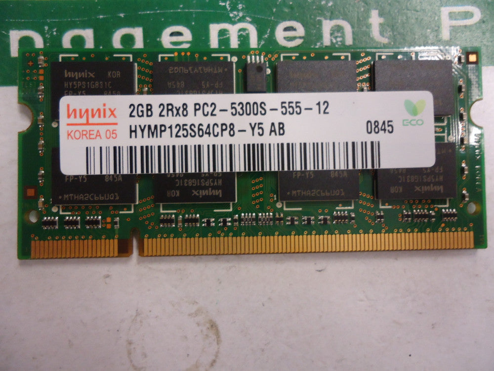HYMP125S64CP8-Y5, Hynix, Sodimm, 2GB, PC2-5300, BRAND NEW! Sold in lots of 2 pcs