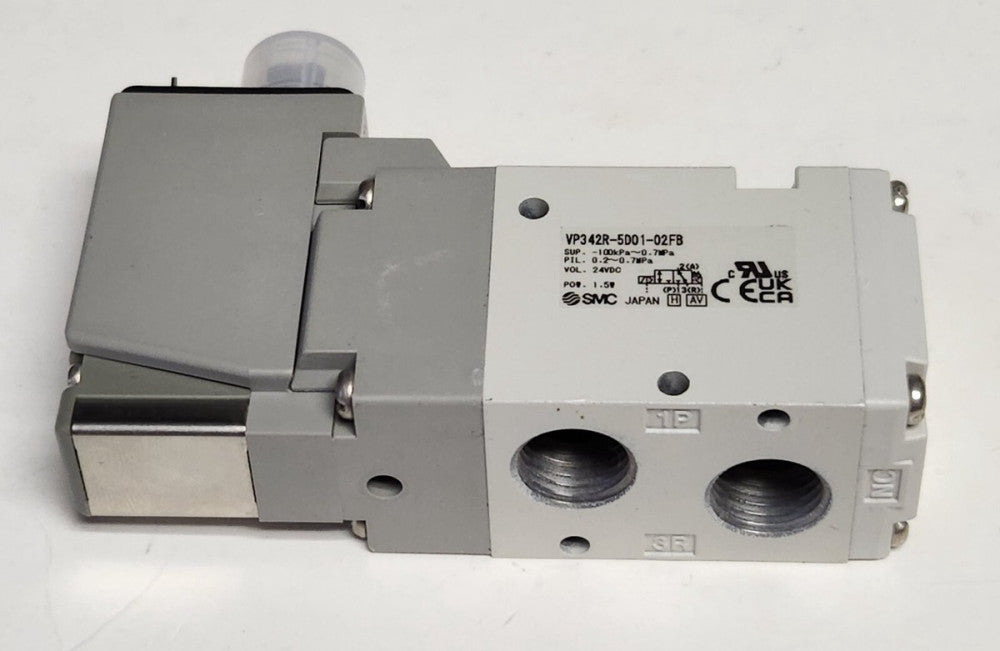 SMC VP342R 5D01 02FB 24 VDC Solenoid Valve