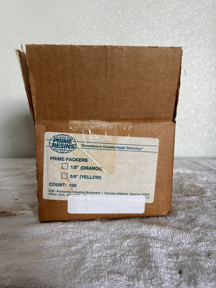 Prime Resins Prime Packers 5/8 Packer Port: 100 Count