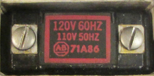 ALLEN BRADLEY 71A86 Size 1 Series K 110 120 V Coil 