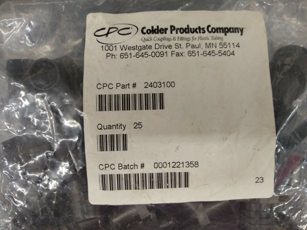 New, Colder Products, 2403100, Fitting, 1/2" Female NPT x 3/4" Hose Barb