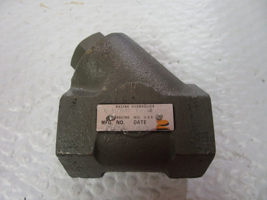 Racine Hydraulics 0B1X0HP108N0301 Hydraulic 1" NPT Check Valve