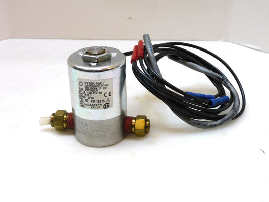 PETER-PAUL 22P9DCV 2-WAY NORMALLY CLOSED VALVE 3/16" ORIFICE 1/4" NPT