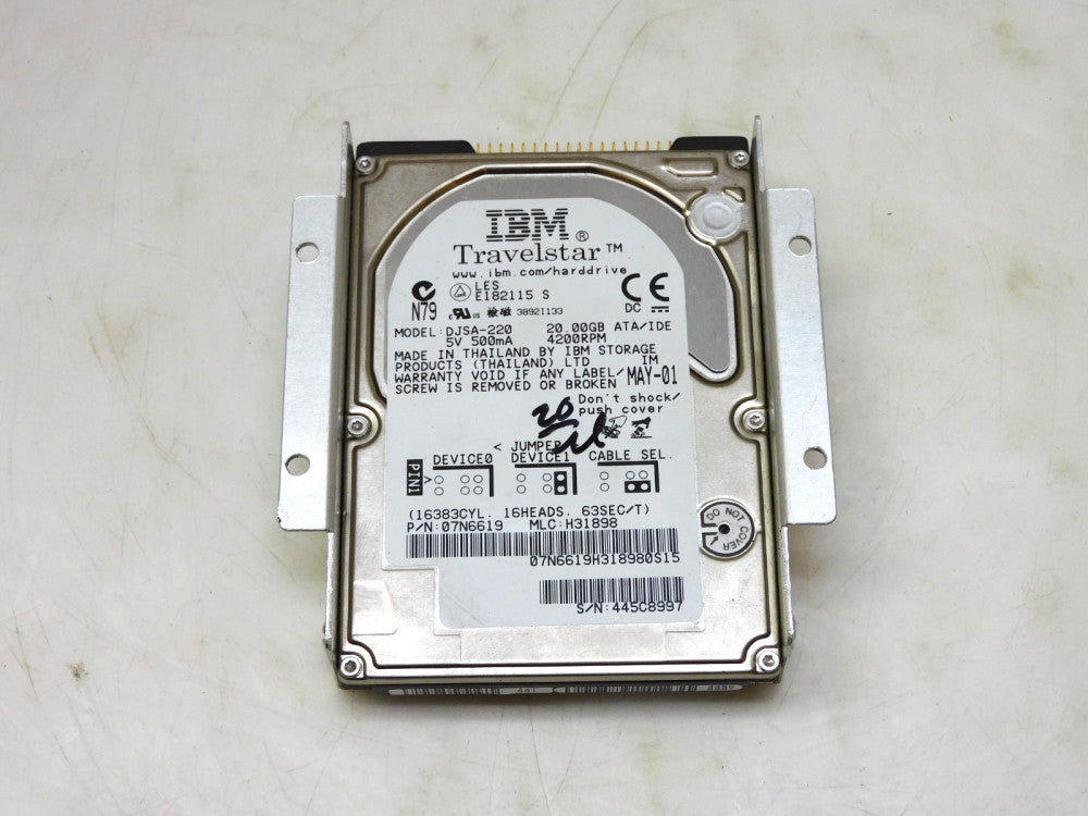 IBM DJSA-220 20GB ATA HARD DRIVE 07N6619